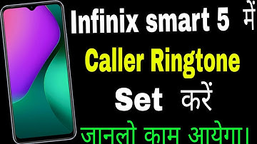 Infinix smart 5 me ringtone kaise set kare ।how to solve ringtone problem in infinix smart 5 ।।