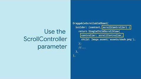 DraggableScrollableSheet Flutter Widget of the Week