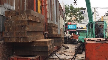 Kho Tư liệu Xây dựng - Cấu tạo dàn ép cọc | Các thiết bị chính của dàn ép cọc | Dàn ép cọc tải sắt