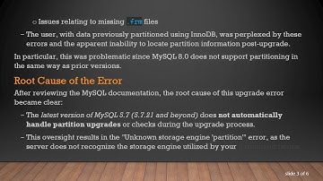 How to Fix the Unknown storage engine 