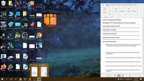 Decoding an FTP Protocol Session for Forensic Evidence