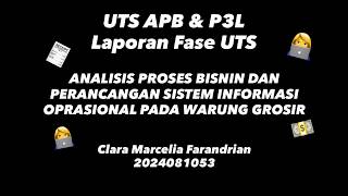UTS APB &amp; P3L Clara Marcelia Farandrian