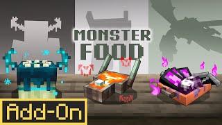 MONSTER FOOD ADDON: 50+ Consumable & Place-able CRAZY Foods added to Minecraft Bedrock Survival screenshot 4