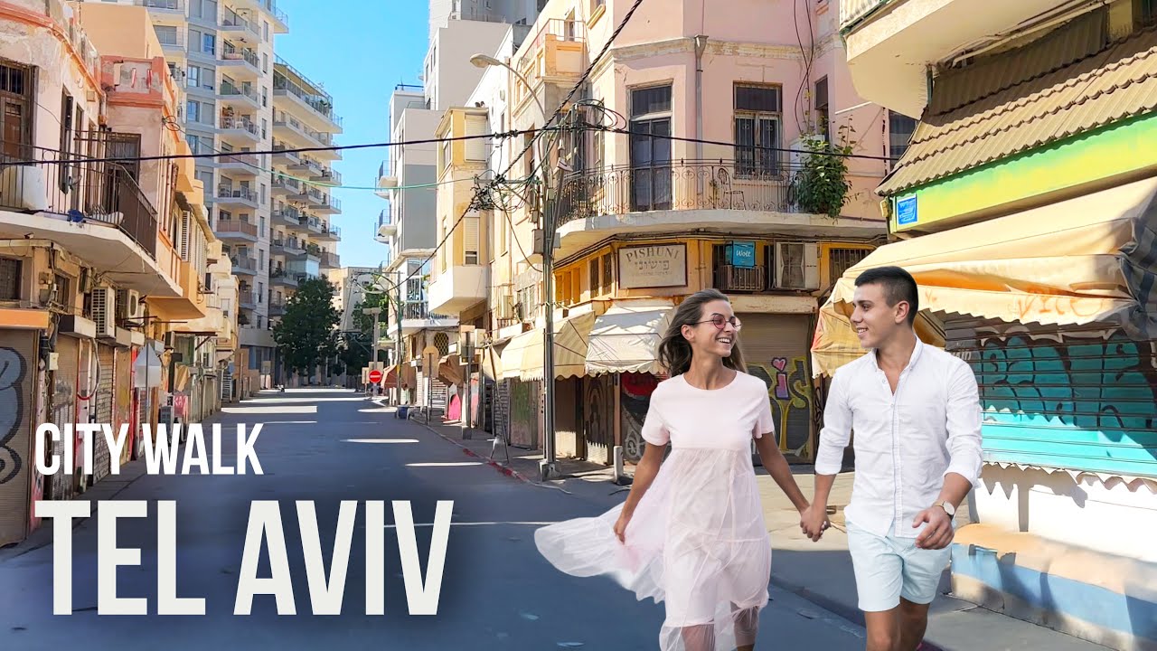 Tel Aviv’s relaxing walk | Gan HaHashmal, Levinsky, Beit Romano & Neve Tzedek [4K] ישראל תל אביב
