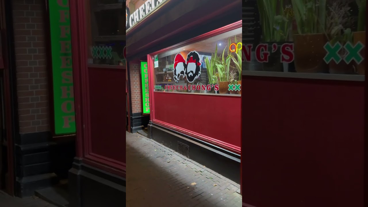 Coffeeshop Cheech & Chong’s in Amsterdam(2023)