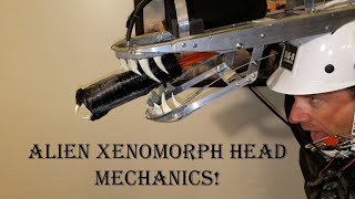 Alien costume Mechanical build up of the Alien Xenomorph Head.  ...by Ken!  Part I of II