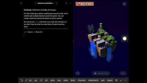 Connect and Solve on Swift Playgrounds
