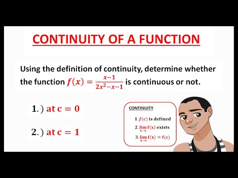CONTINUITY OF A