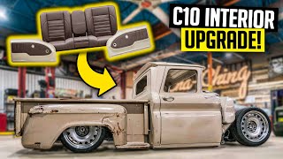 1962 C10 Stepside Full Modern Interior Upgrade!  Supercharged LS Chevy C10 Ep. 6