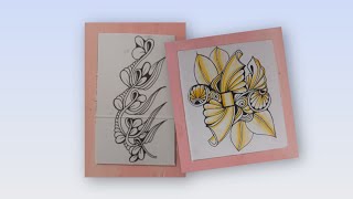 Easy zentangle pattern || zentangle step by step #easy #pattern 