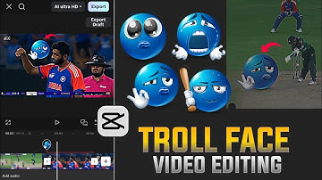 Blue Emoji Troll Face Video Editing In Capcut | Instagram Trending Blue Emoji Troll Face Editing |