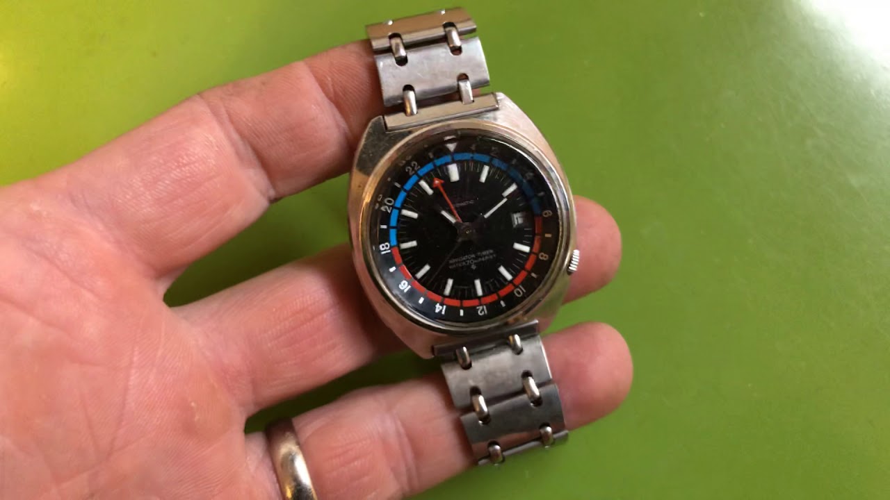 For AK: A Seiko 6117-6410 navigator - YouTube