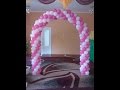 Арка гирлянда из воздушных шаров своими руками Arch of balloons