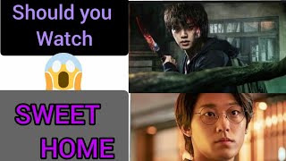 SWEET HOME Review | korean web series |Story In HINDI | NETFLIX |Song kang | Do hyun| korean drama|