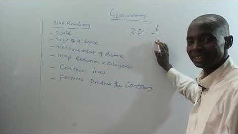 Map Reading II (SS 1, JAMB Tutorial, WAEC, NECO, Post-UTME, NABTEB, etc)