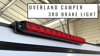 DIY Overland camper trailer build: cabin part 26 - 3rd brake light screenshot 5