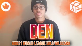 DEN | Grand Beatbox Battle 2021: World League Solo Wildcard | Feel It Still