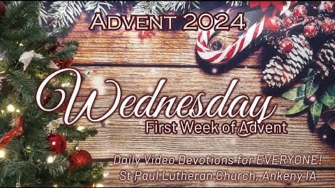 2024 SPLC Everyone - Wednesday • First Week of Advent