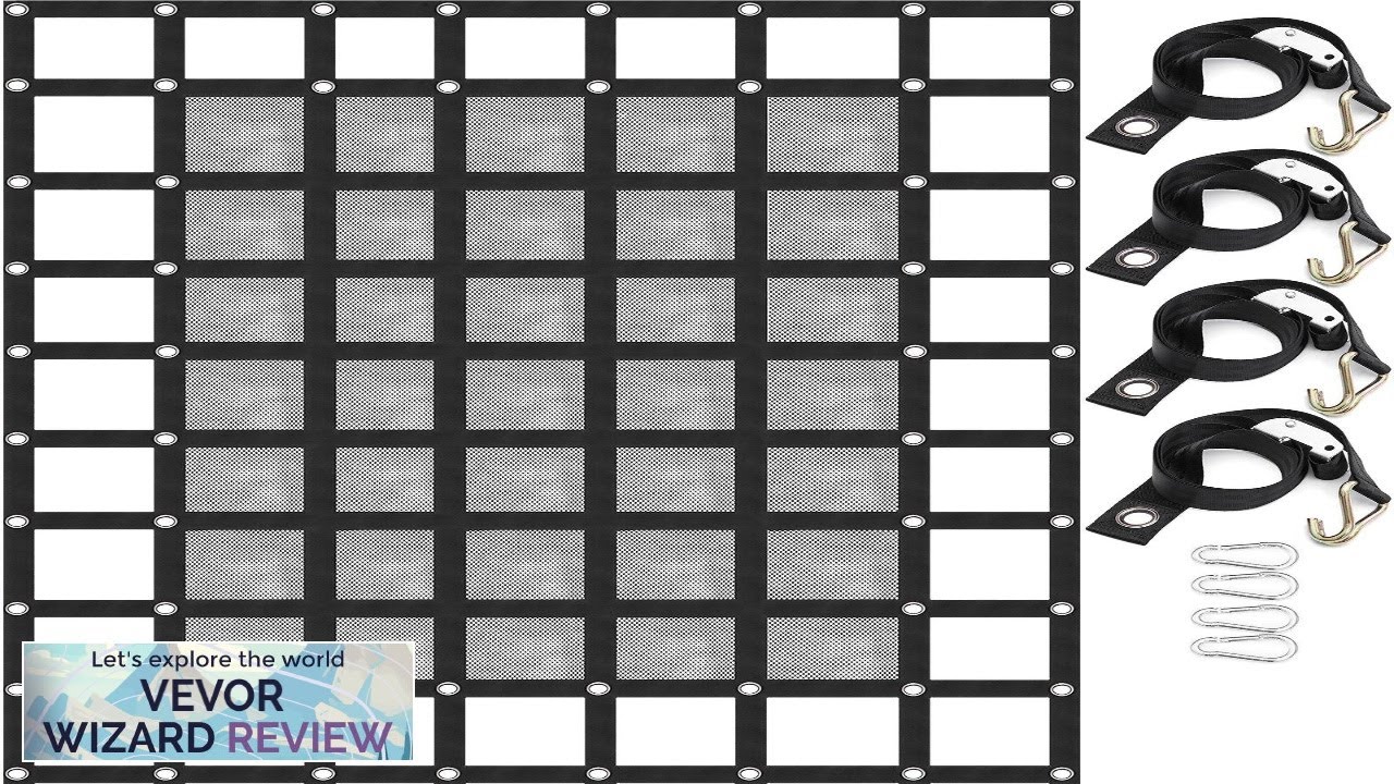 VEVOR 6' x 4.7' Cargo Net with Mesh Truck Bed Cargo Net Review