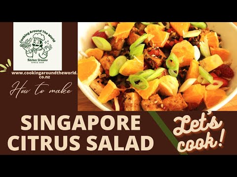 Singapore Citrus Salad | With Strawberries And Sweet Oranges | Country 39