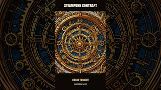 🌿 Steampunk Contraptions printable coloring pages #shorts #mindfulness