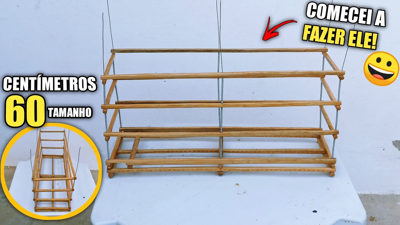 COMECEI A FAZER A O VOADOR DE 60 CENTÍMETROS ! *Veja como está ficando*