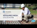 Colocación Adoquines Meba - Tensolite SA