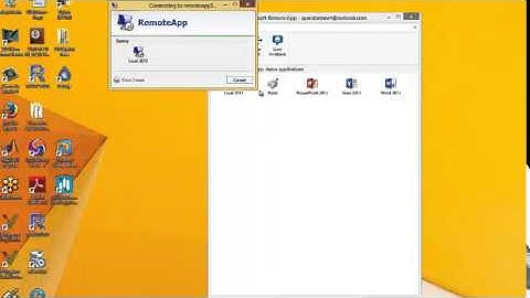 Microsoft RemoteApp enables you to run apps like Office from your private cloud server