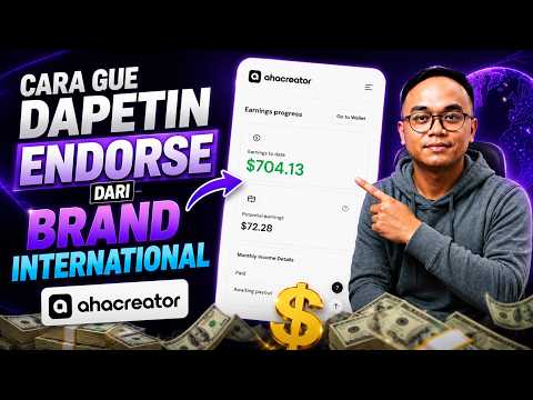 Cara Creator Pemula Dapat Kerja Sama Brand Internasional - Ahacreator Tutorial