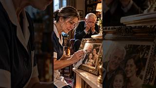 Cleaning Lady Polished a Family Photo Quietly — The Old Man Wept