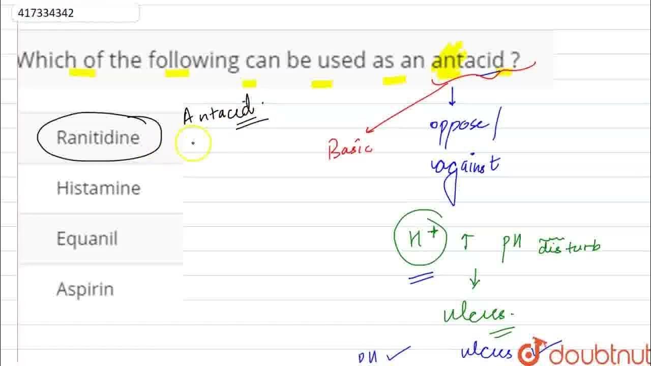 Whichof the followingcan be used as an antacid ? CLASS 12 CHEMISTRY
