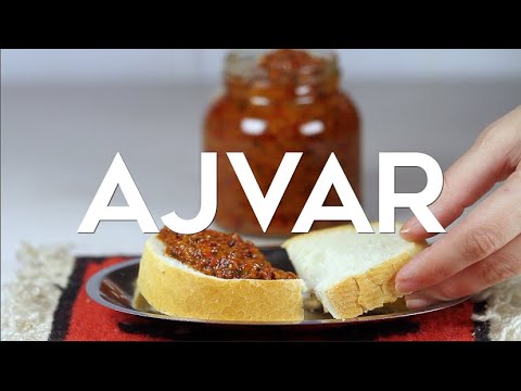 Ajvar (Balkan Roasted Red Pepper and Eggplant Spread)