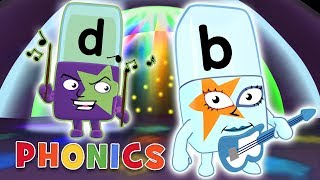 Phonics - Loud Letters | Learn to Read | Alphablocks