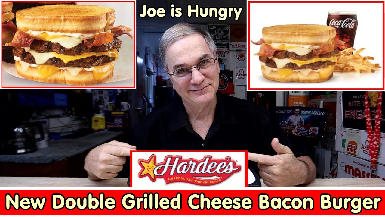 Обзор бургера Hardee’s Double Grilled Cheese Bacon Burger | Джо голоден | Ограниченное время 2025...