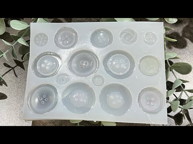 Christmas Ceramic Molds for Casting DIY Silicone Mold Resin Button