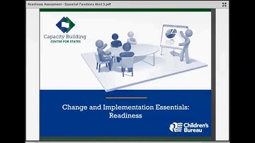Change and Implementation in Practice: Readiness Video Module 3