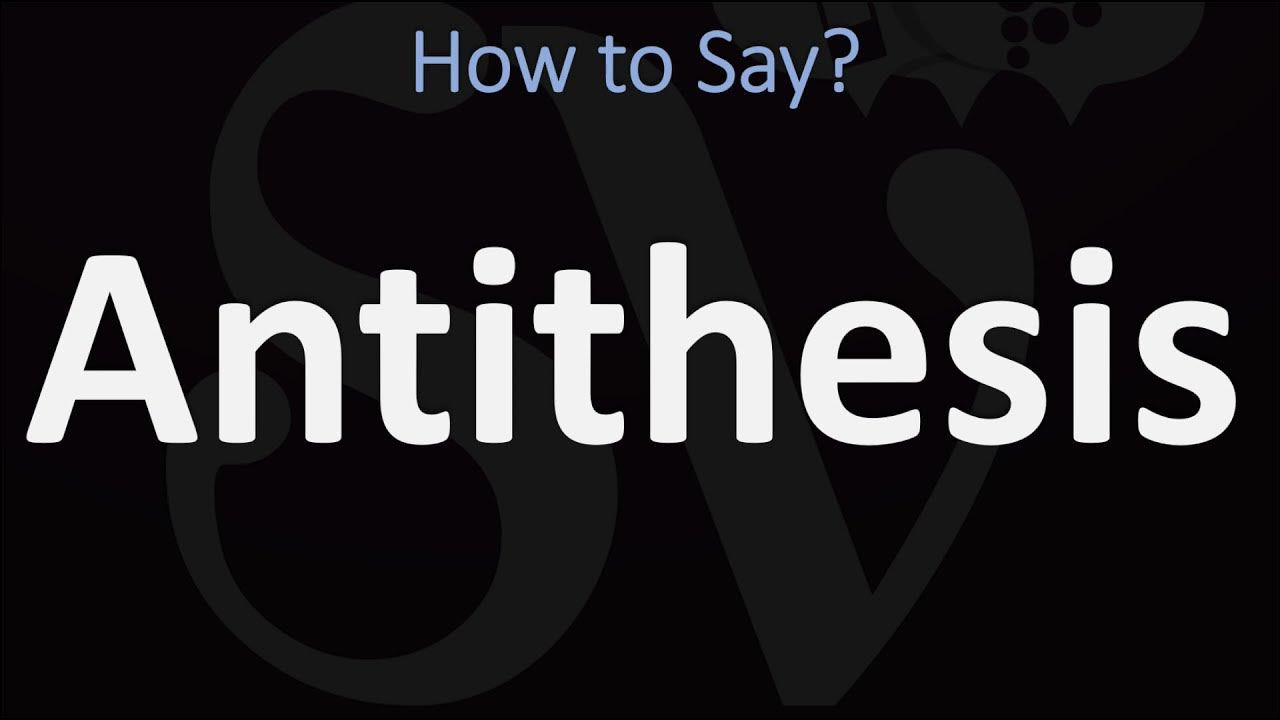 antithesis pronounce