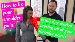 Shoulder Pain Fix For Bicep Tendon Fast - Chiropractor Friendswood