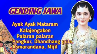 AYAK AYAK MATARAM GENDING JAWA KLASIK UYON UYON GENDING JAWA NYAMLENG