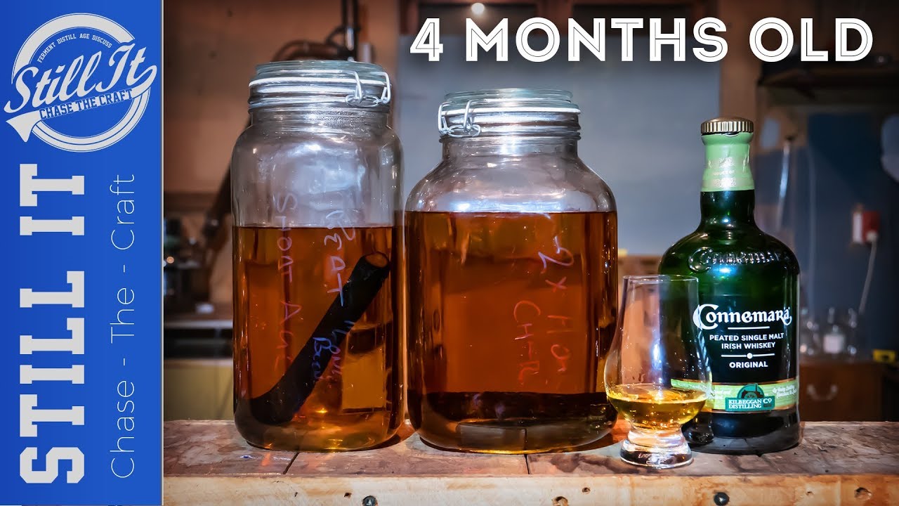 Tasting Homemade Peated "Irish" Whisky (4 Months Old) YouTube