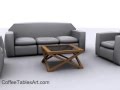 Square Glass Top Wooden Coffee Table Square Glass Top Wooden Coffee Table