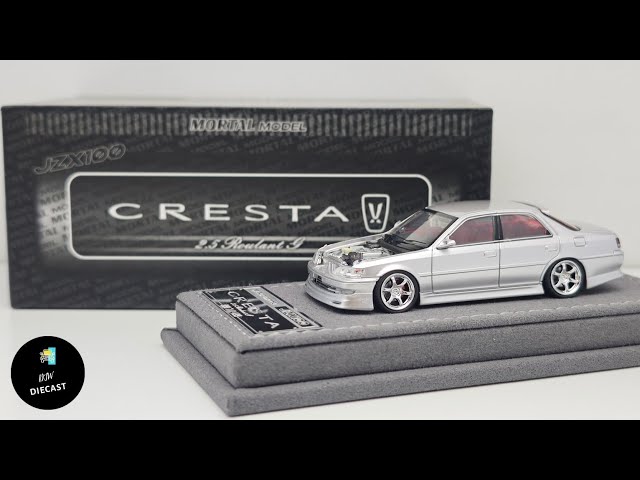 Toyota Cresta JZX100 2.5 Roulant G Silver by Mortal Model 1/64