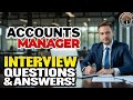 Accounts Manager Job Interview Questions and Answers!