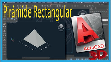 Desarrollo de Pirámide Rectangular en Autocad 2019