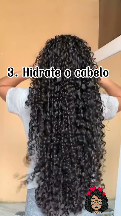 COMO FAZER O CABELO CRESCER RÁPIDO 🦋 #cabelocacheado #curlyhair #crescimentocapilar