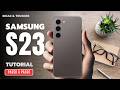 Como usar ou não a impressão digital com a tela desligada no Samsung Galaxy S23