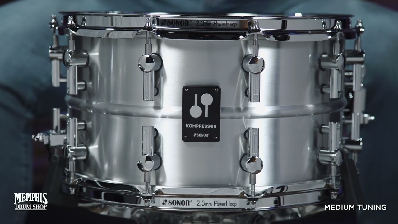 Sonor 14x8 Kompressor Series Aluminum Snare Drum (KS-1408-SDA