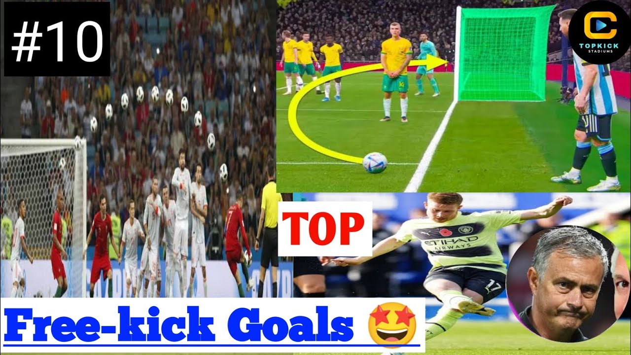 Top 10 freekick Goals 2019 Topkick TopKickstadiums365 YouTube