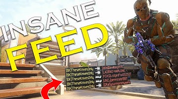 INSANE KNIFE FEED!! BO2 Knife Only SnD