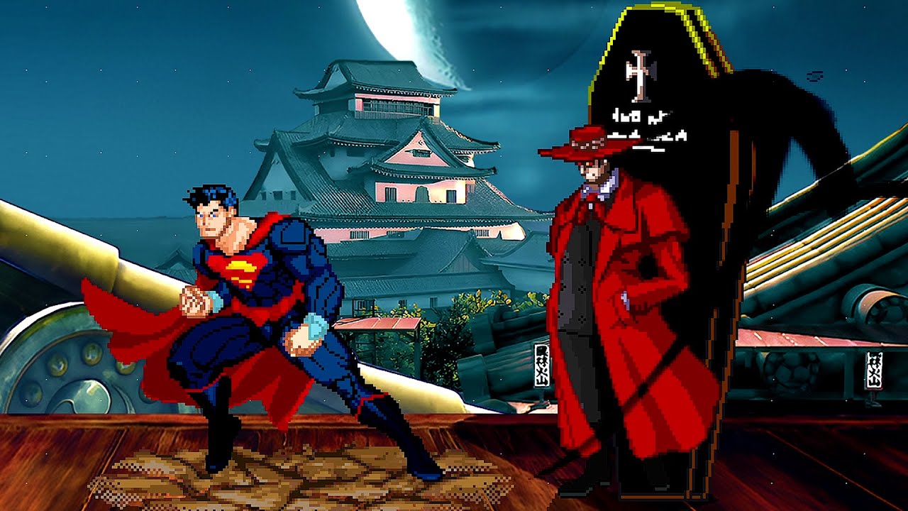 superman-vs-hellsing-alucard-immortal-vampire-youtube